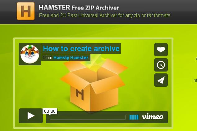 Hamster Free Zip Archiver