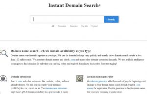 Instant Domain Search